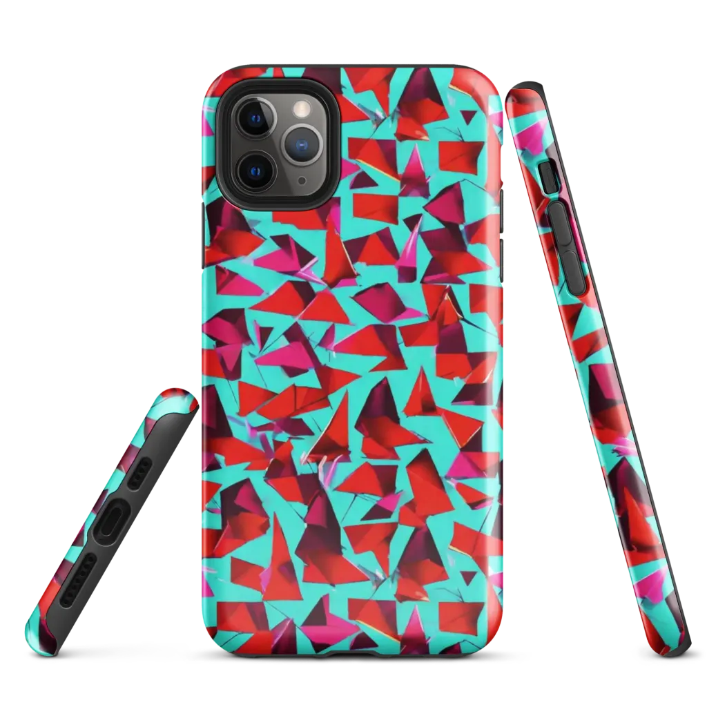 Vermilion Prism on Tough Case for iPhone® — Front