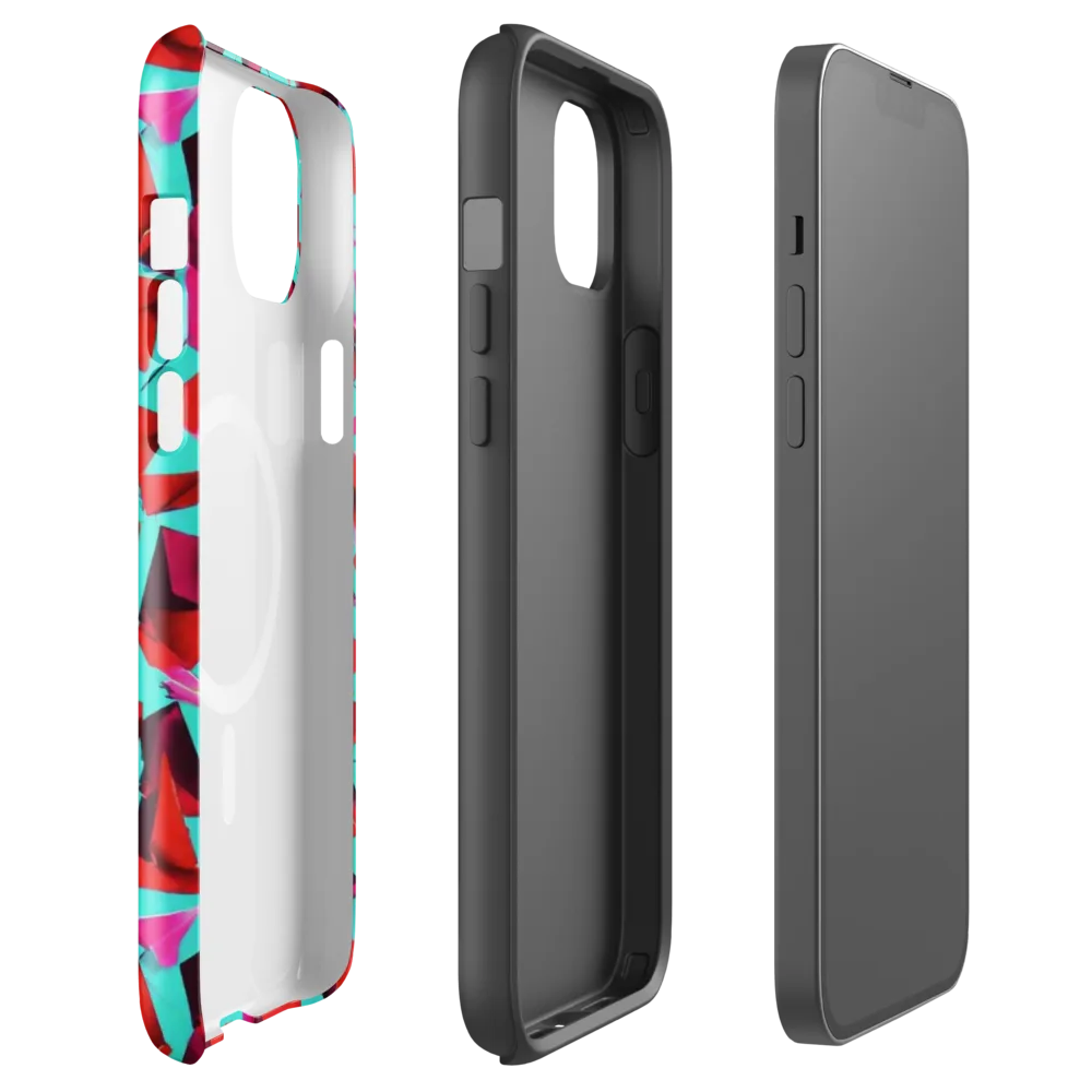 Vermilion Prism on MagSafe Tough Case for iPhone® — Front