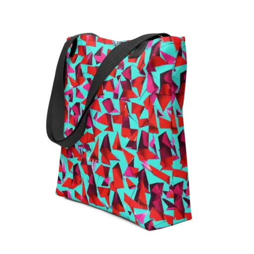Vermilion Prism on a Tote Bag