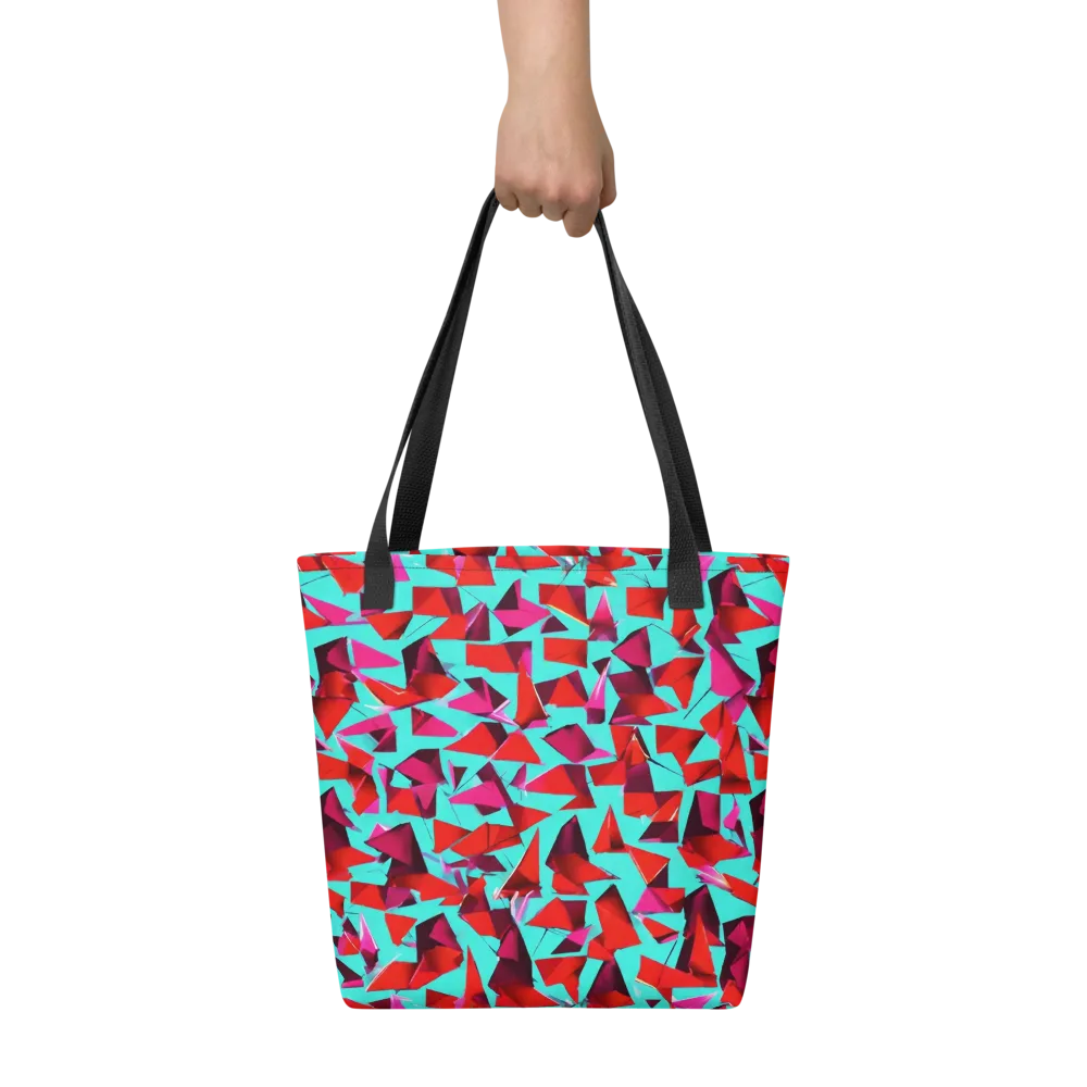 Vermilion Prism on Tote Bag — Front