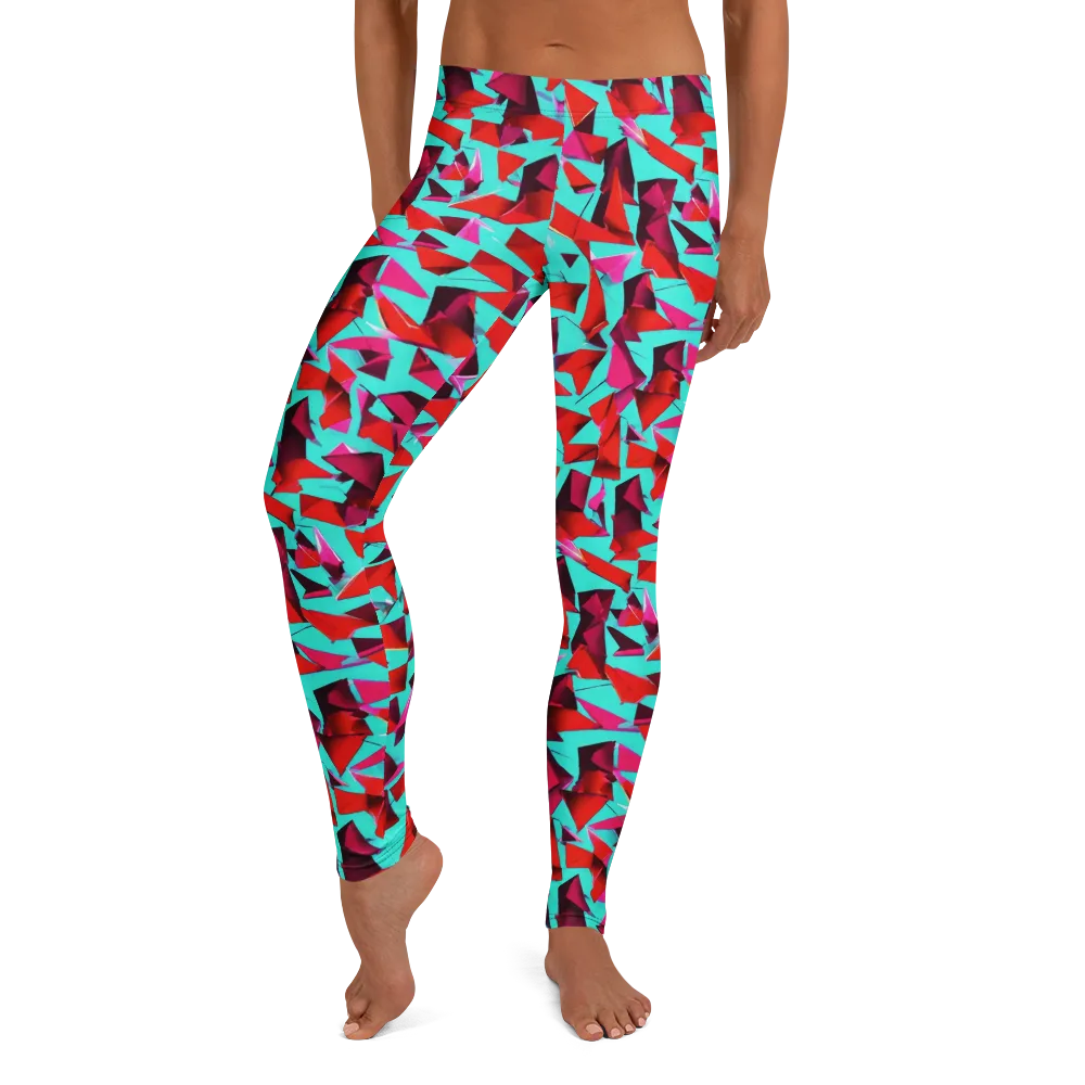 Vermilion Prism on Leggings — Front