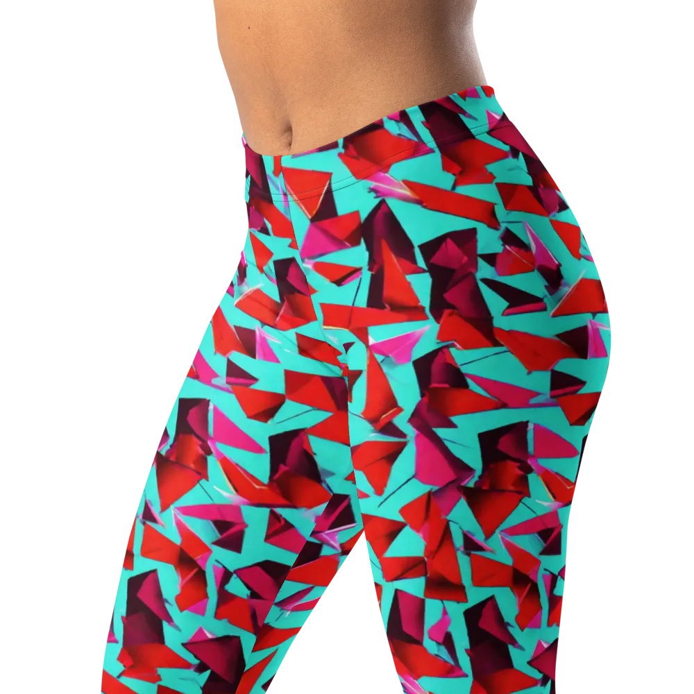 Vermilion Prism on Leggings — Left Front