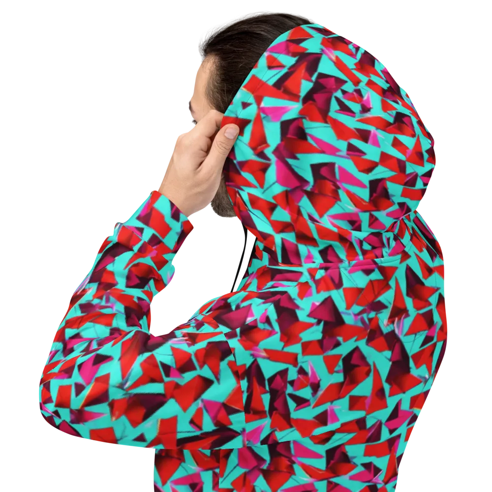 Vermilion Prism on Hoodie — Back