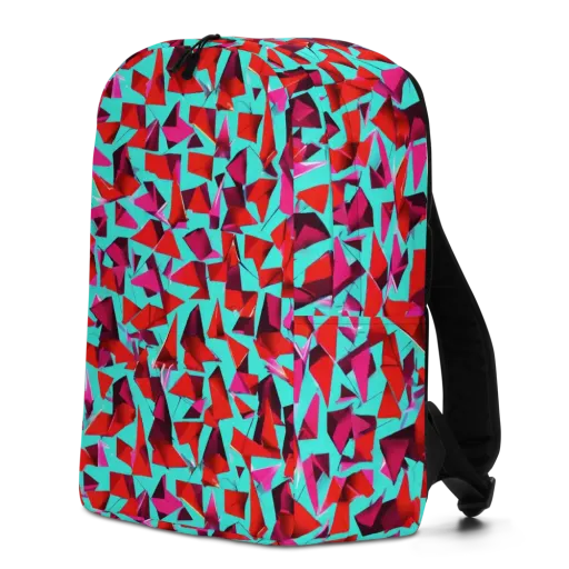 Vermilion Prism on a Minimalist Backpack