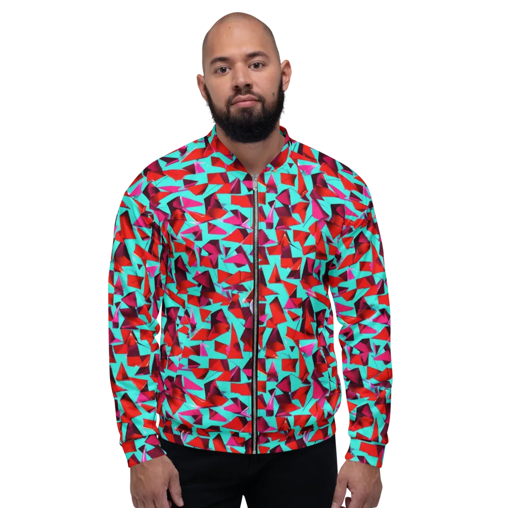 Vermilion Prism on Bomber Jacket — Front