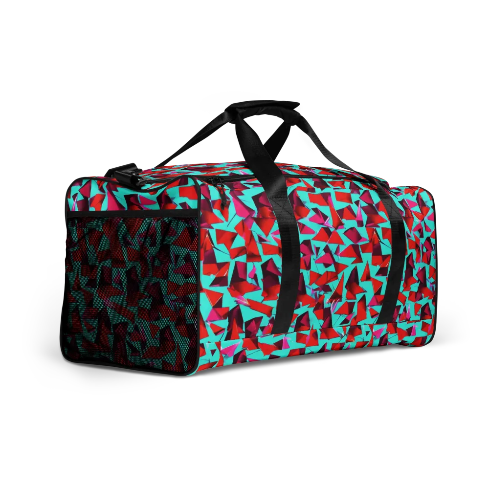 Vermilion Prism on Duffle Bag — Right Front