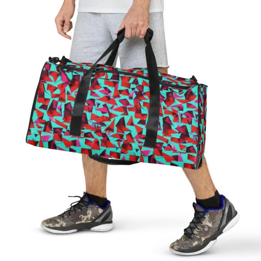 Vermilion Prism on a Duffle Bag