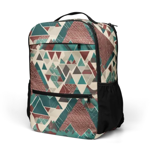 Alpine Mosaic on a Utility Backpack