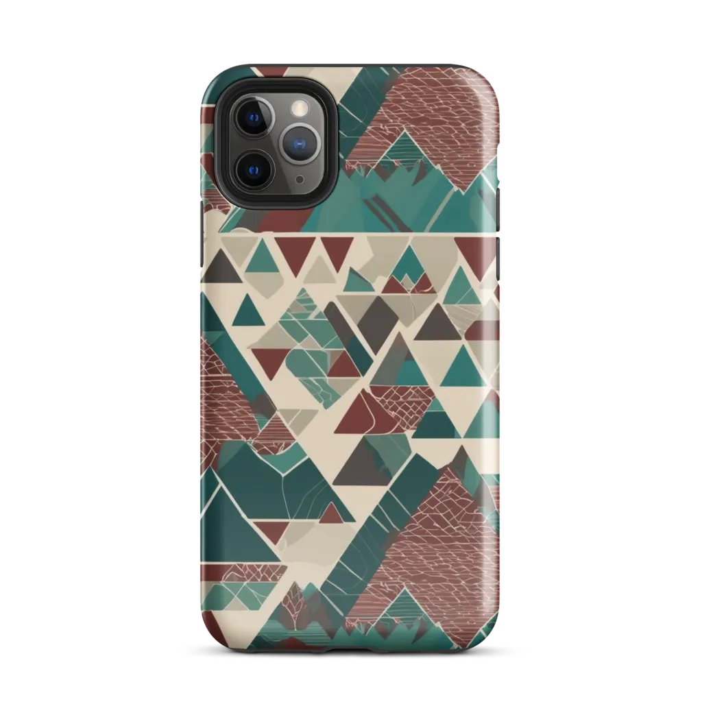 Alpine Mosaic on Tough Case for iPhone® — Front