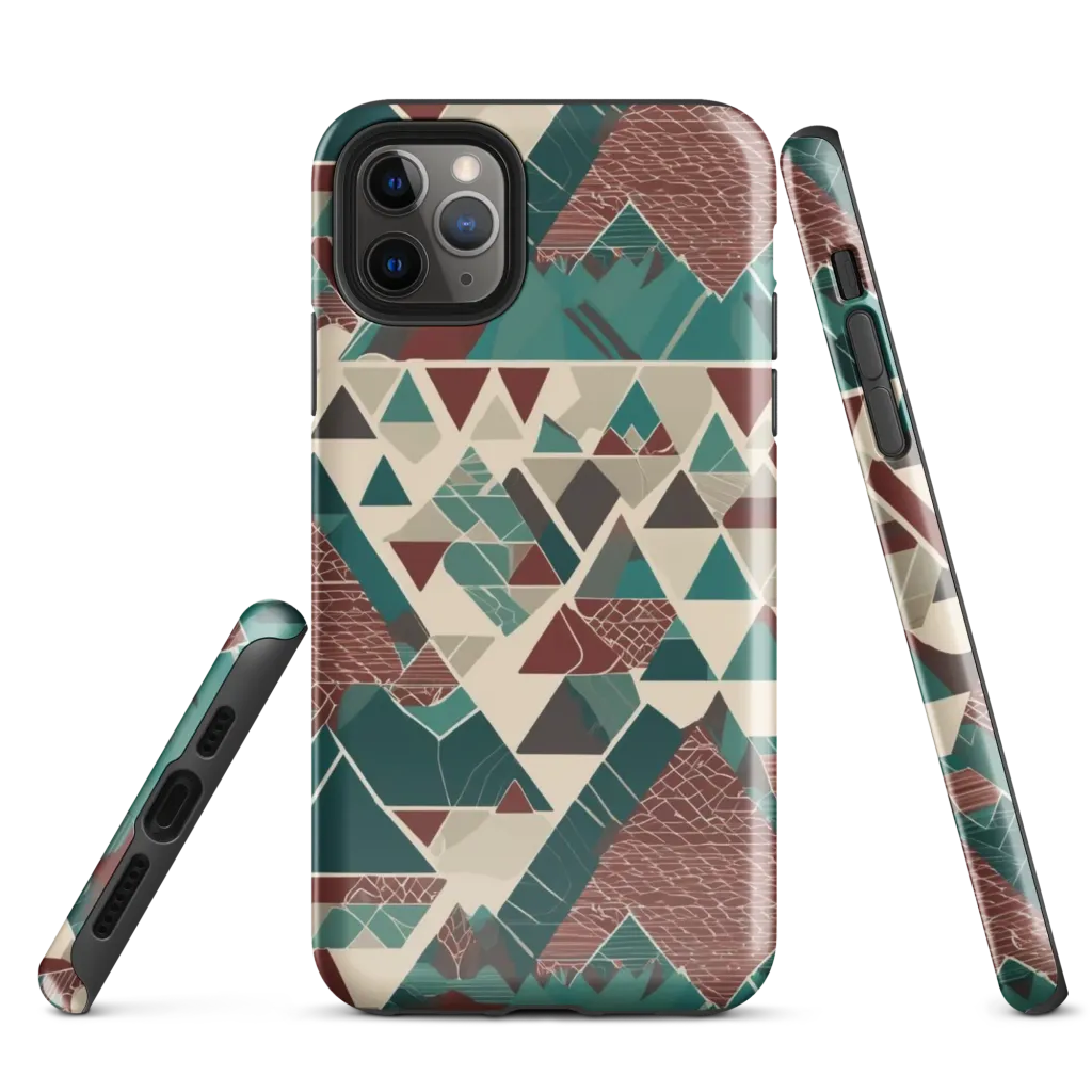 Alpine Mosaic on Tough Case for iPhone® — Front
