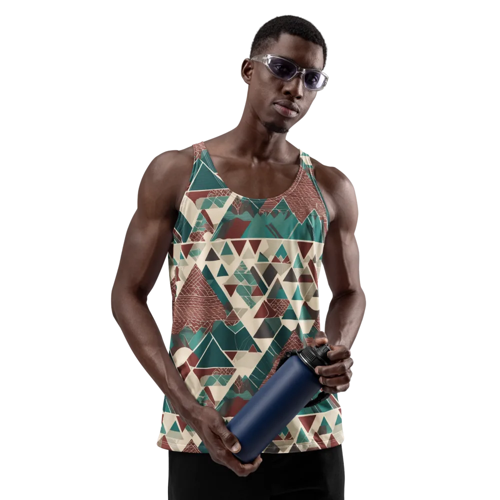 Alpine Mosaic on Men's Tank Top — Front