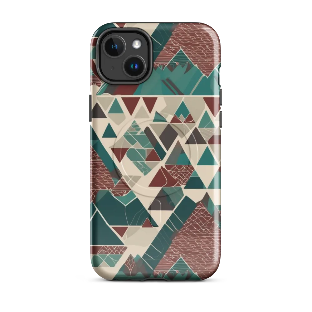Alpine Mosaic on MagSafe Tough Case for iPhone® — Front
