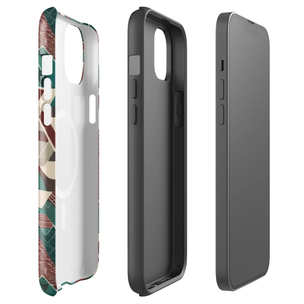 Alpine Mosaic on MagSafe Tough Case for iPhone® — Front