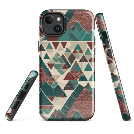 Alpine Mosaic on a MagSafe Tough Case for iPhone®
