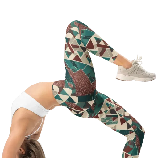 Alpine Mosaic on a Leggings