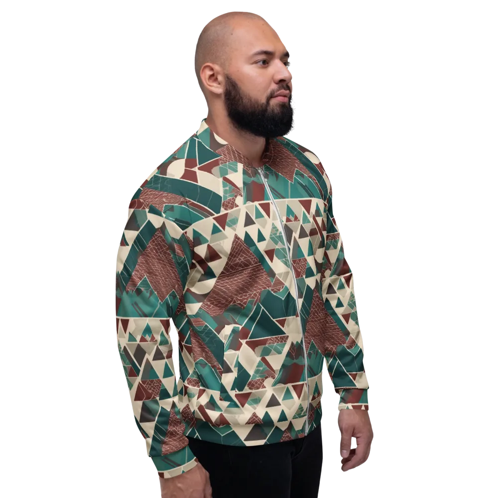 Alpine Mosaic on Bomber Jacket — Right