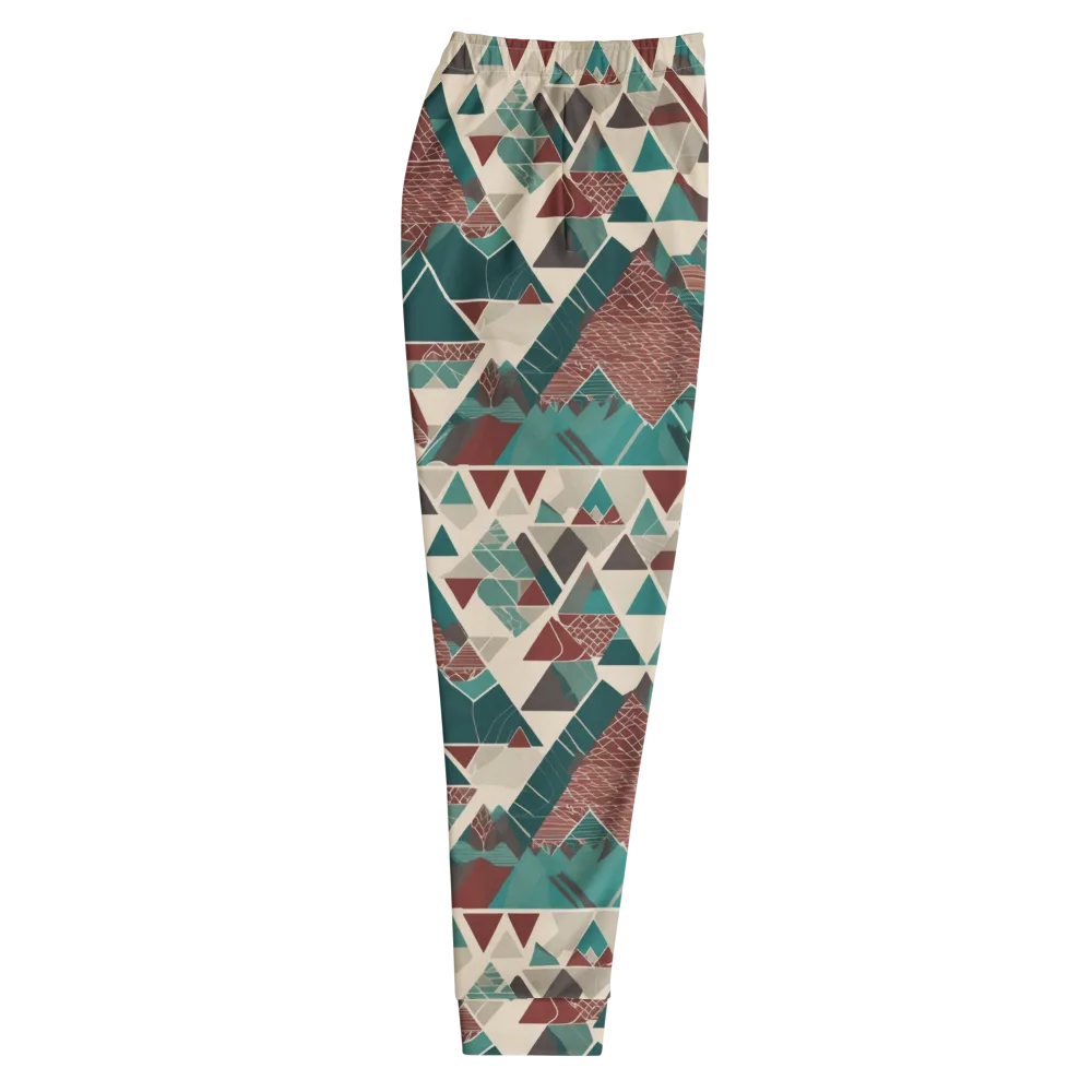 Alpine Mosaic on Men's Joggers — Right