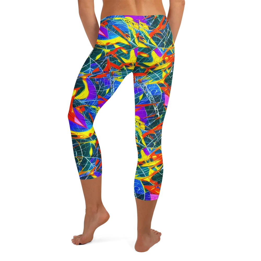 Arkhipov Waves on Capri Leggings — Back