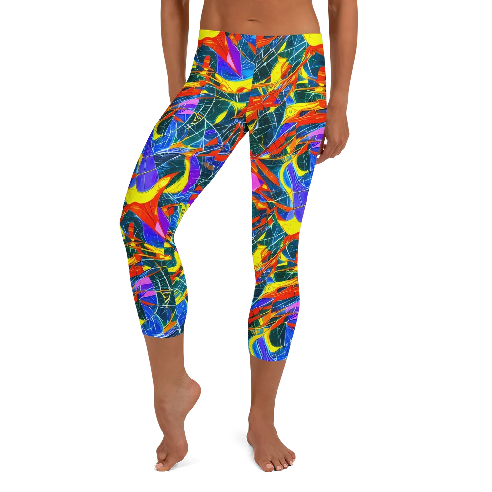 Arkhipov Waves on Capri Leggings — Front