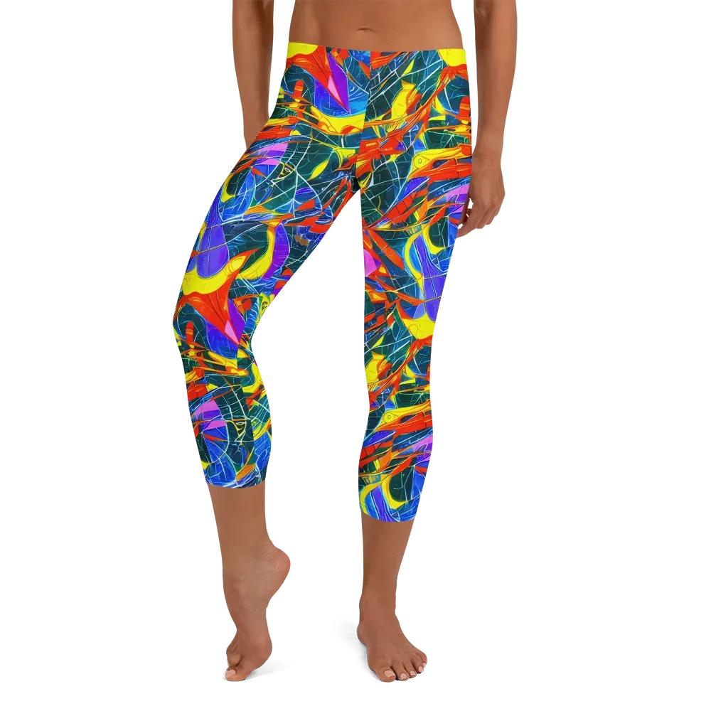 Arkhipov Waves on Capri Leggings — Front