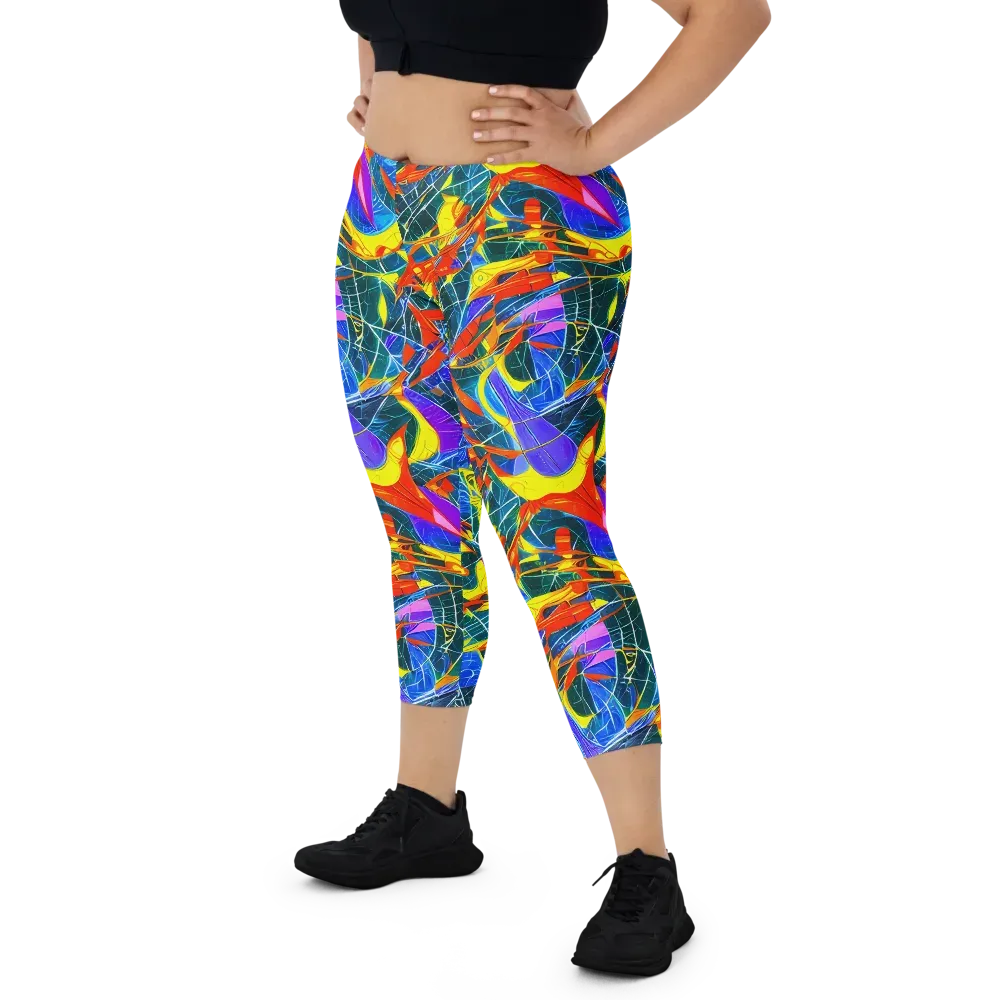 Arkhipov Waves on Capri Leggings — Front