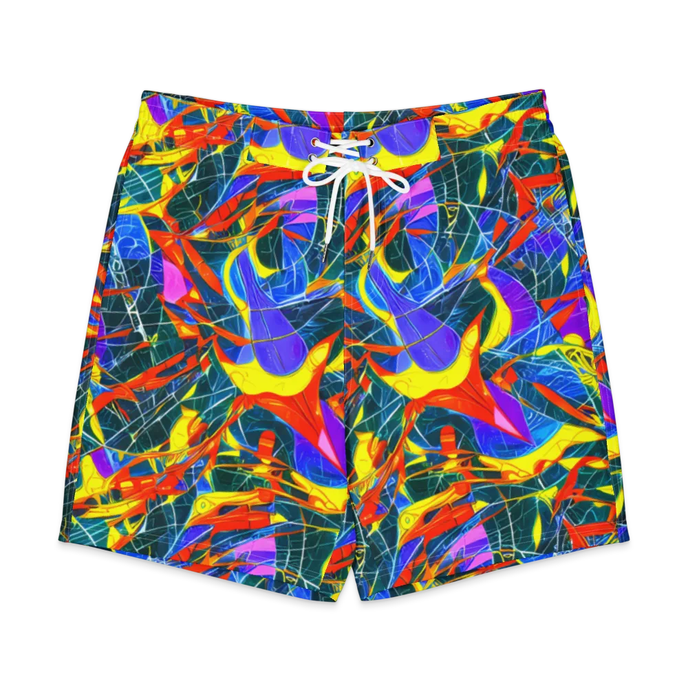 Arkhipov Waves on Men's Board Shorts — Front