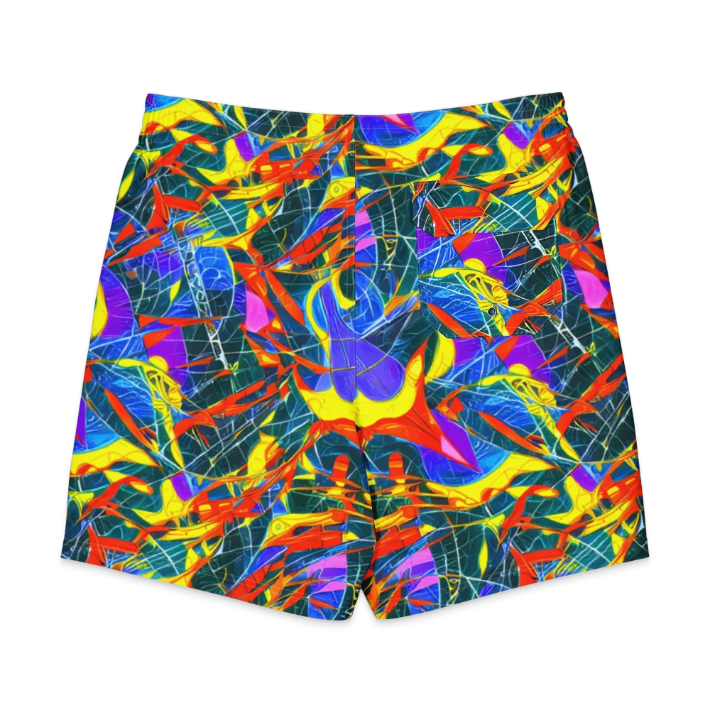 Arkhipov Waves on Men's Board Shorts — Back