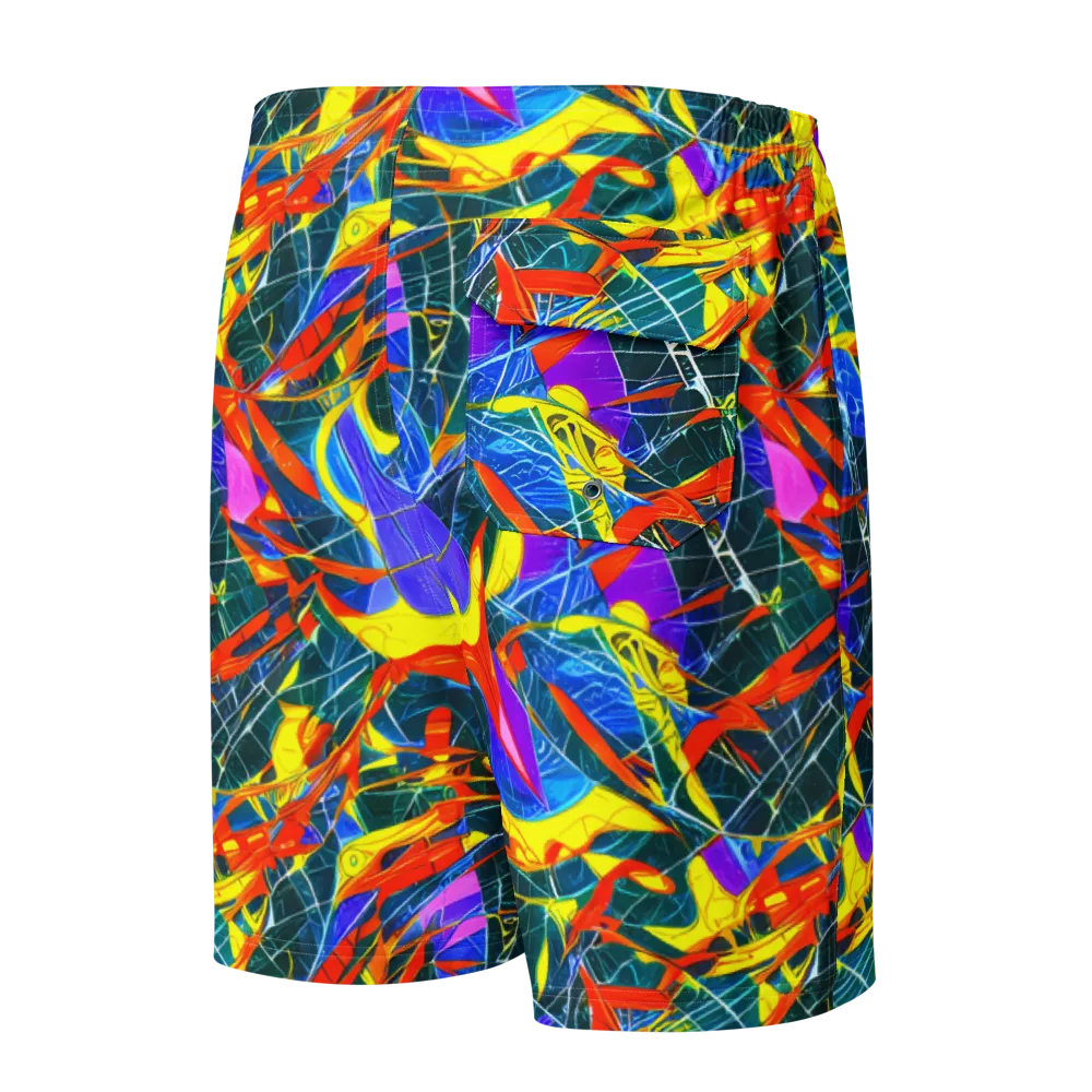 Arkhipov Waves on Men's Board Shorts — Back