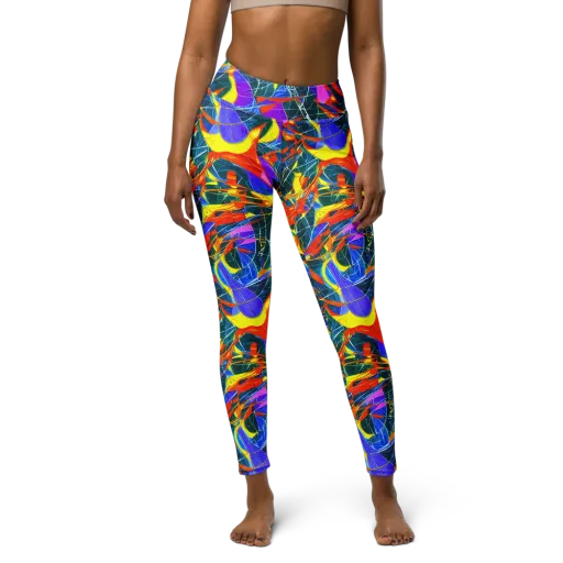 Arkhipov Waves on a Yoga Leggings