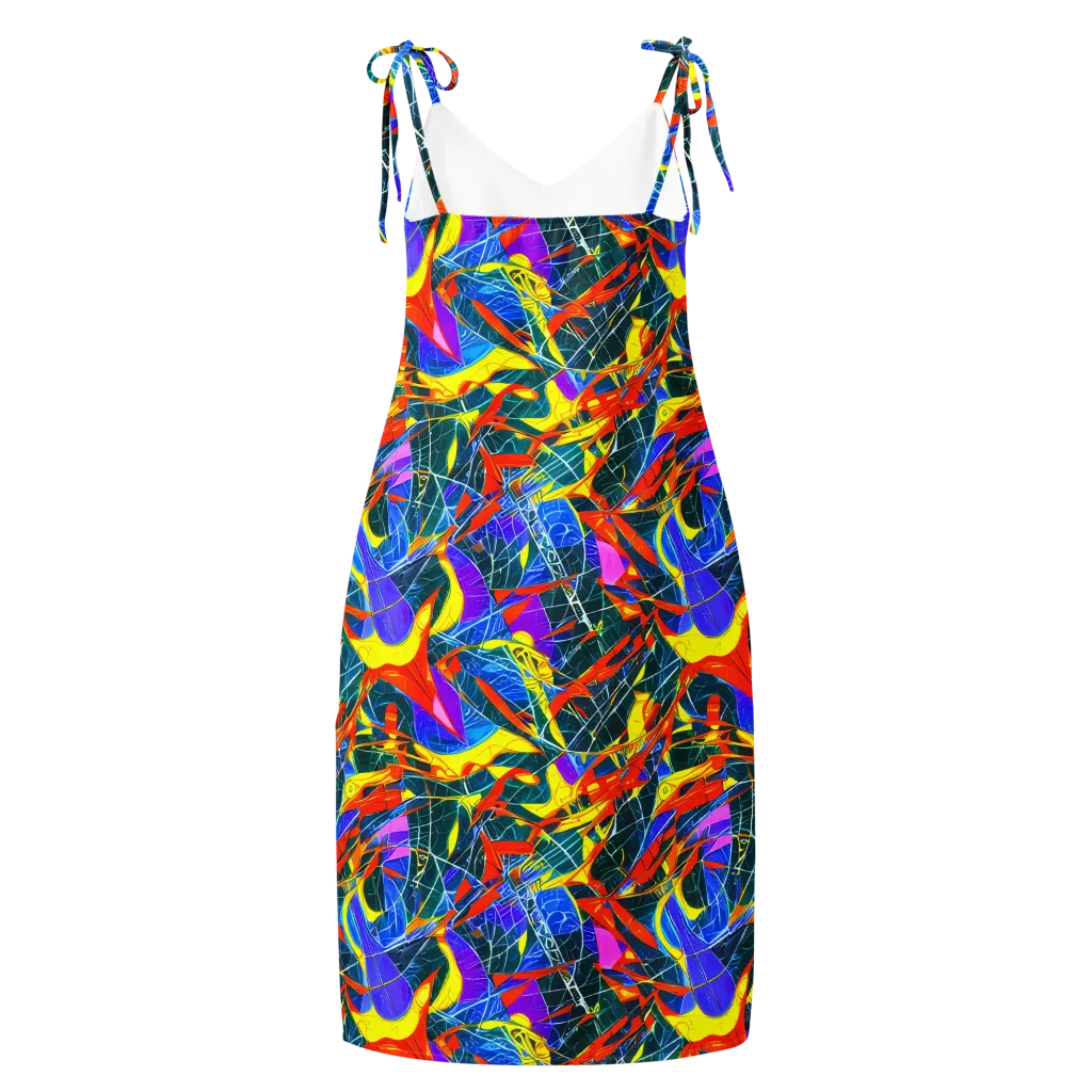 Arkhipov Waves on Slip Dress — Back