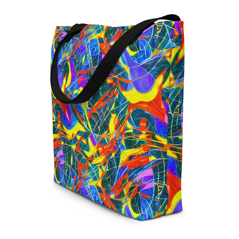 Arkhipov Waves on Large Tote Bag W/ Pocket — Front