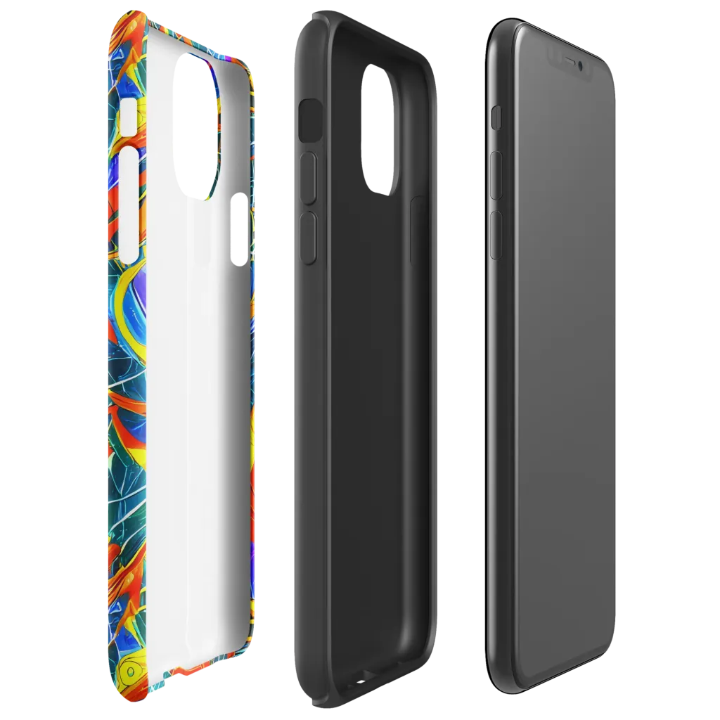 Arkhipov Waves on Tough Case for iPhone® — Right