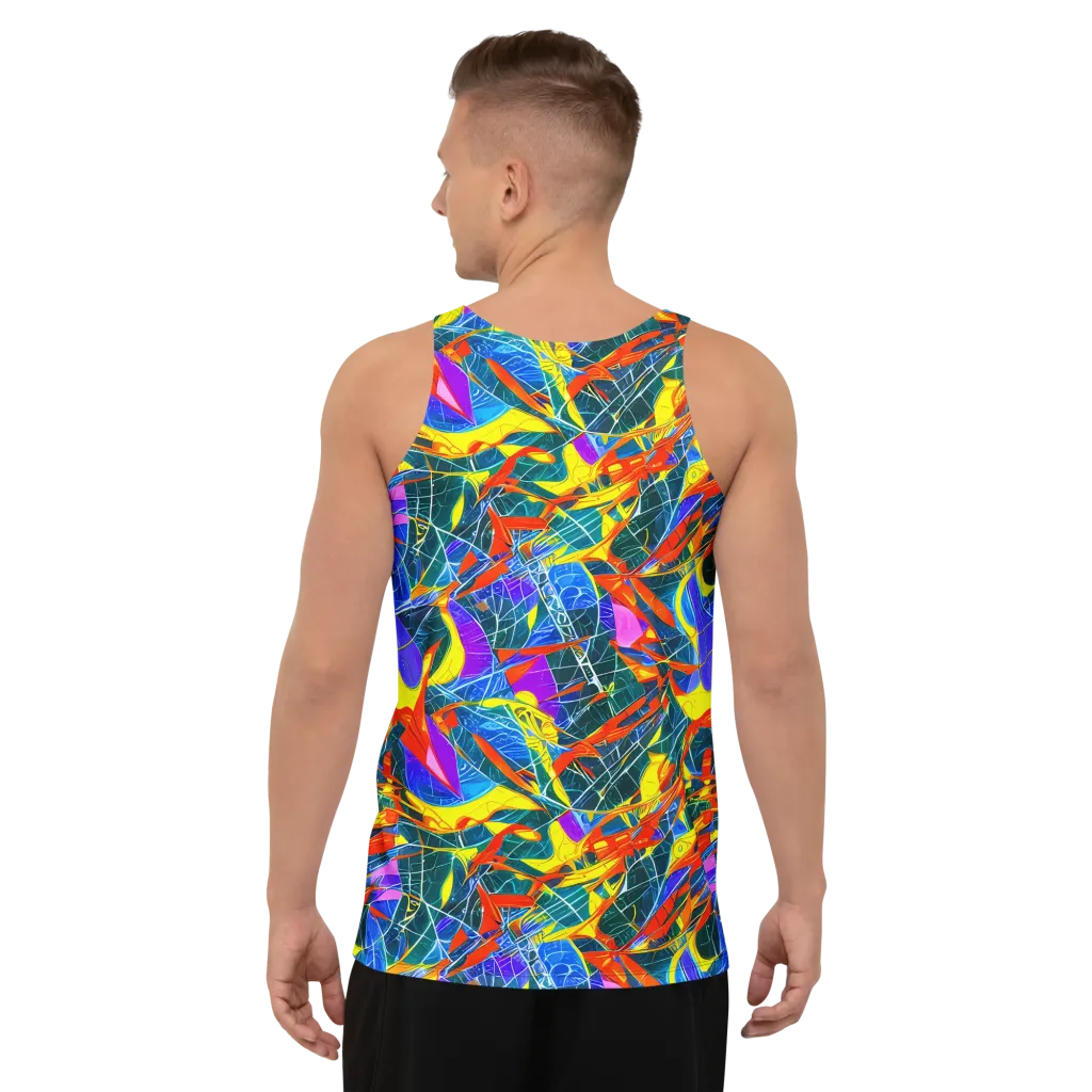 Arkhipov Waves on Men's Tank Top — Back