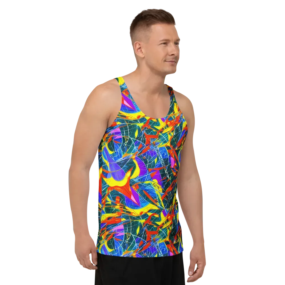Arkhipov Waves on Men's Tank Top — Right Front