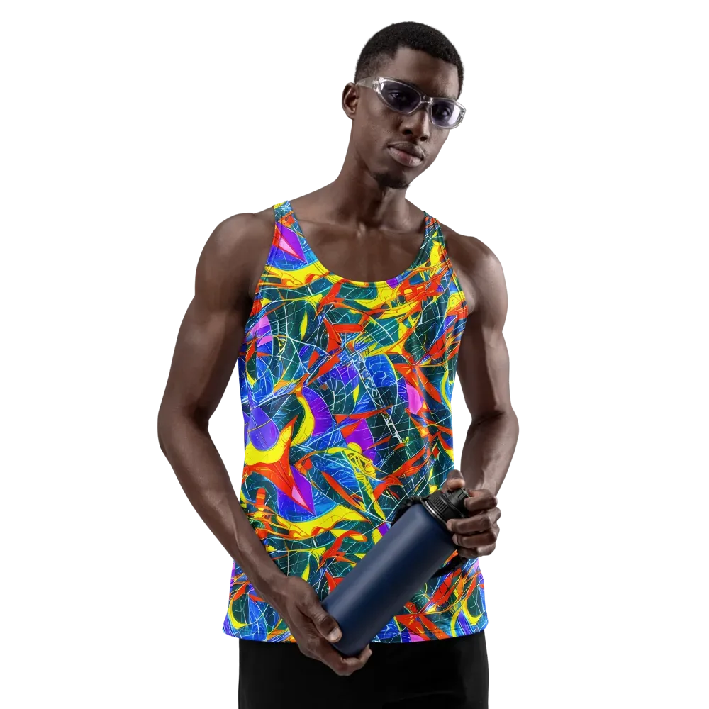 Arkhipov Waves on Men's Tank Top — Front