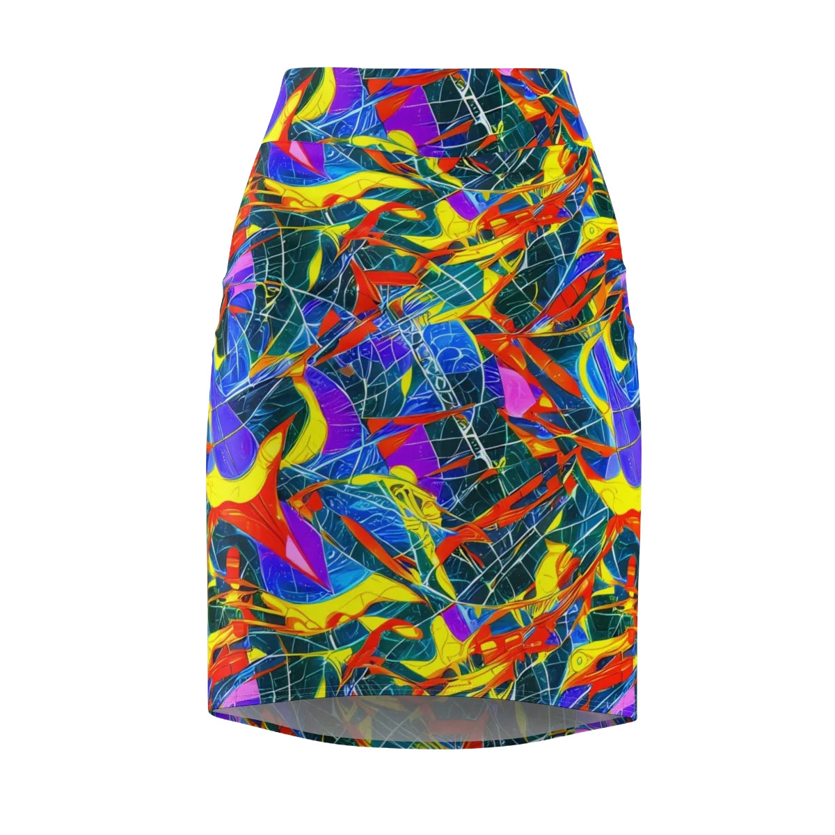 Arkhipov Waves on Pencil Skirt — Front