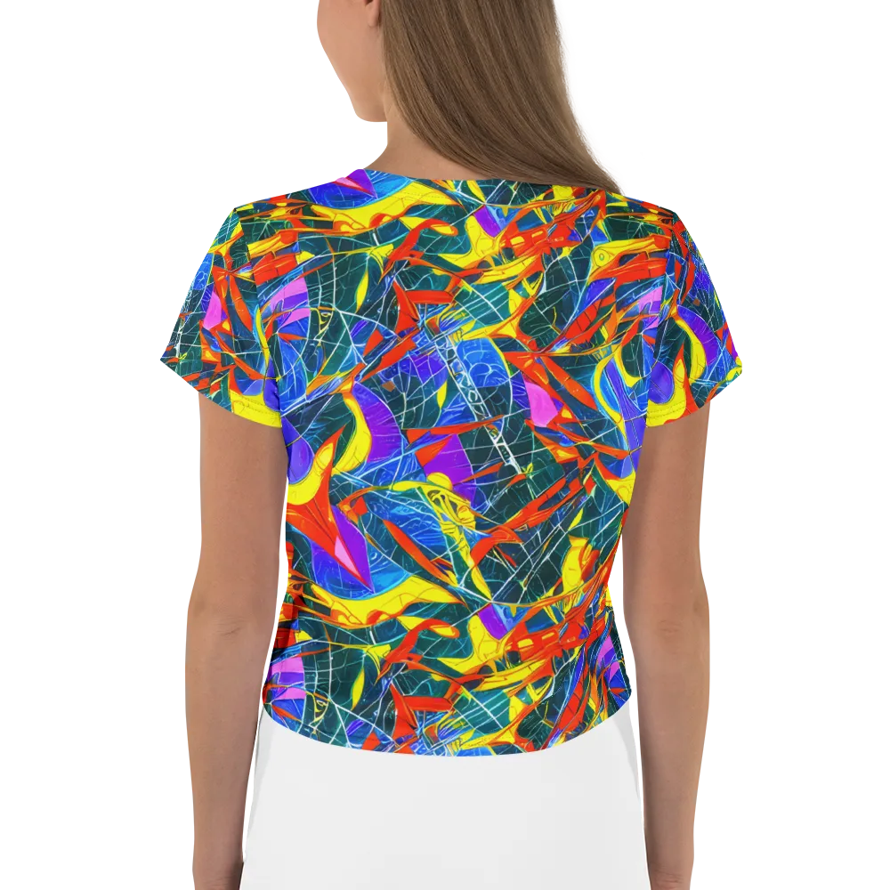 Arkhipov Waves on Crop Tee — Back
