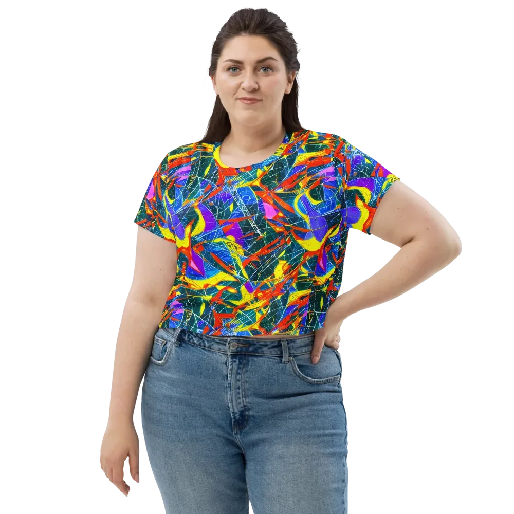Arkhipov Waves on Crop Tee — Front