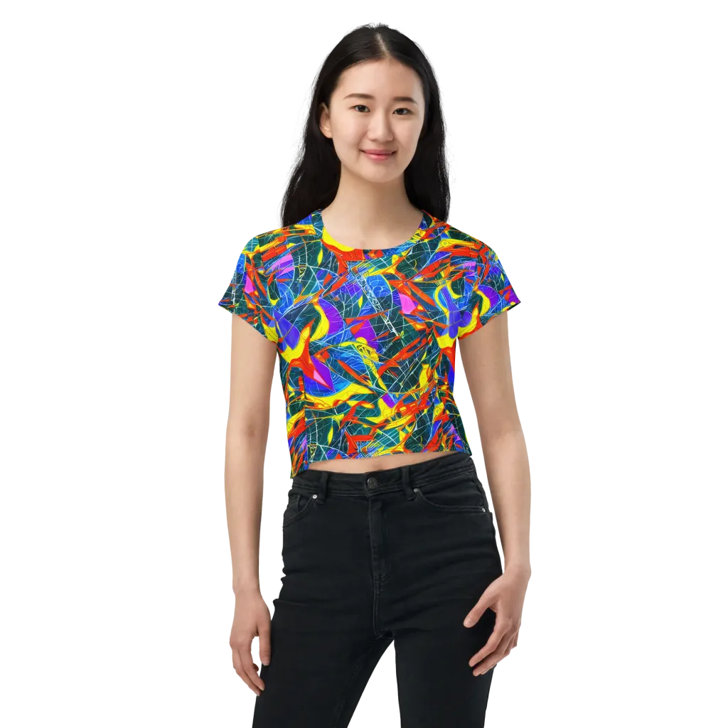 Arkhipov Waves on Crop Tee — Front