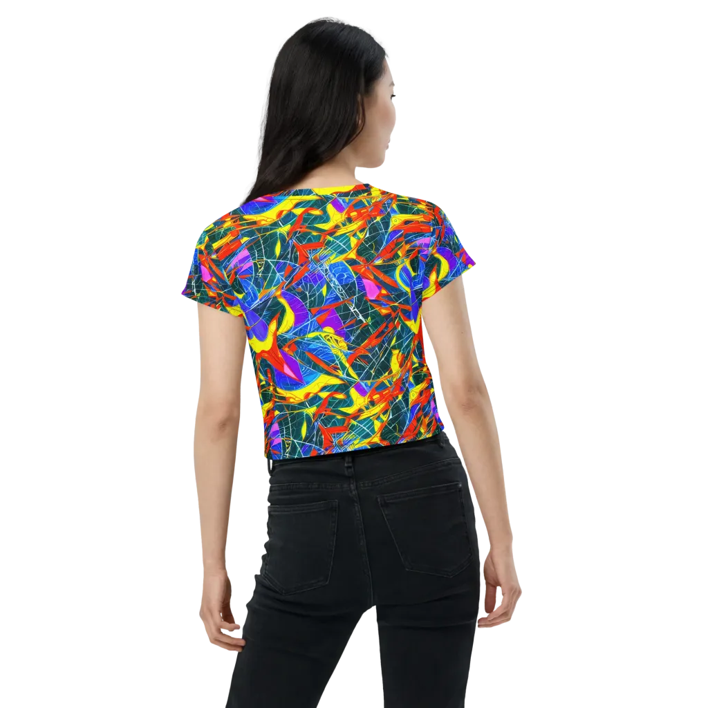 Arkhipov Waves on Crop Tee — Back