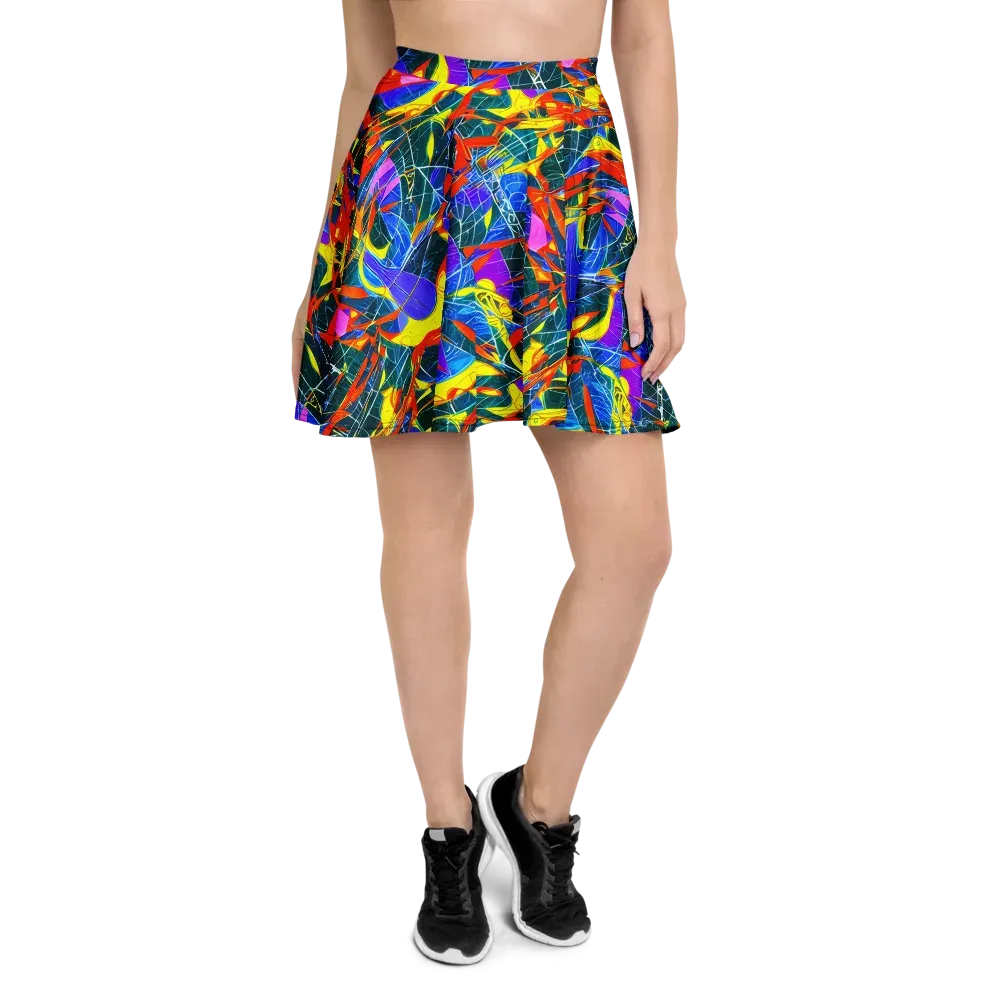 Arkhipov Waves on Skater Skirt — Front