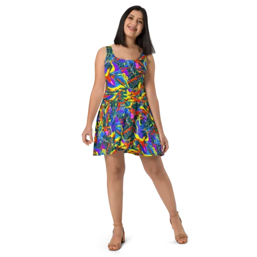 Arkhipov Waves on a Skater Dress