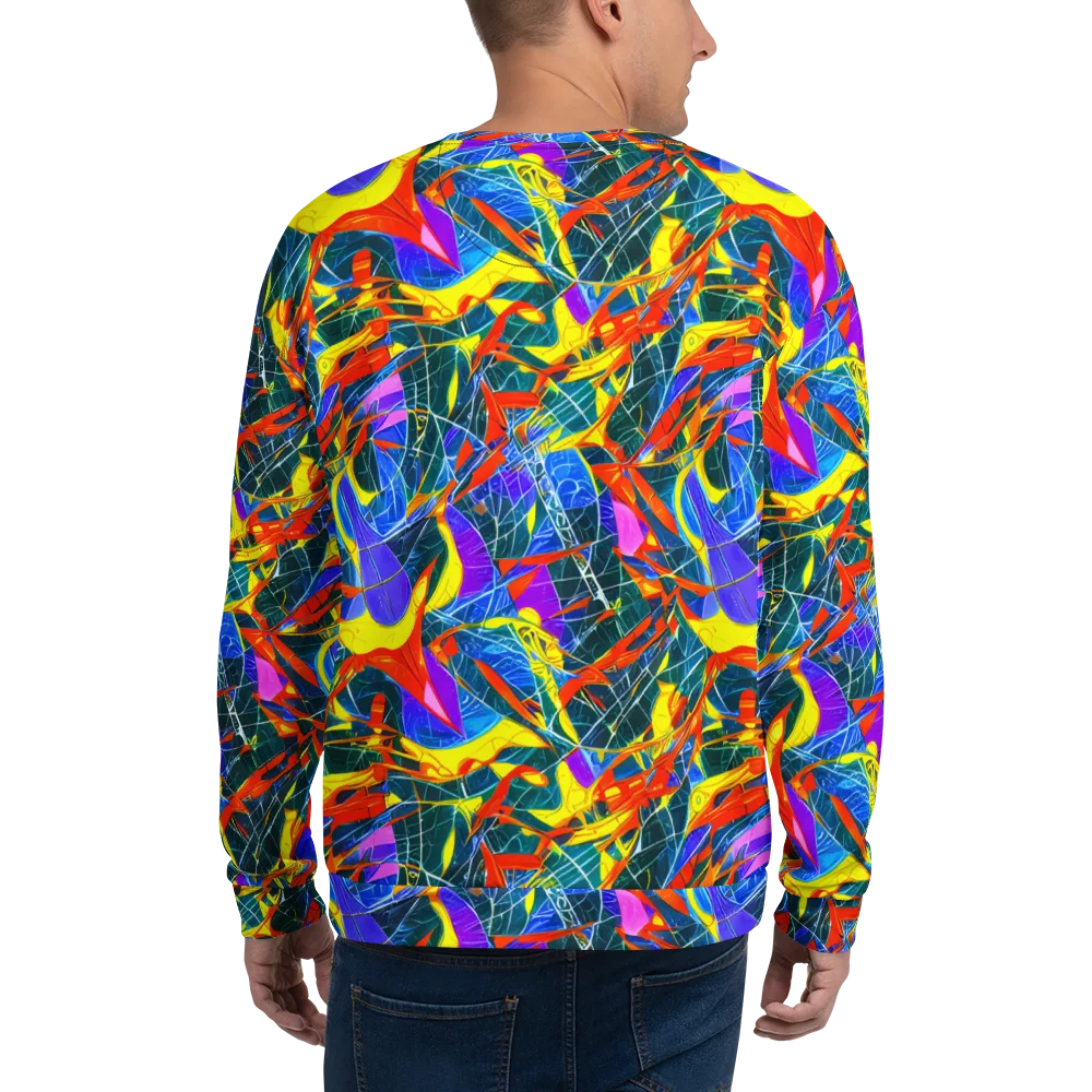 Arkhipov Waves on Sweatshirt — Back