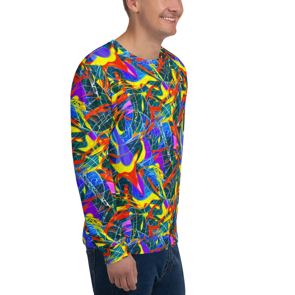 Arkhipov Waves on Sweatshirt — Right Front