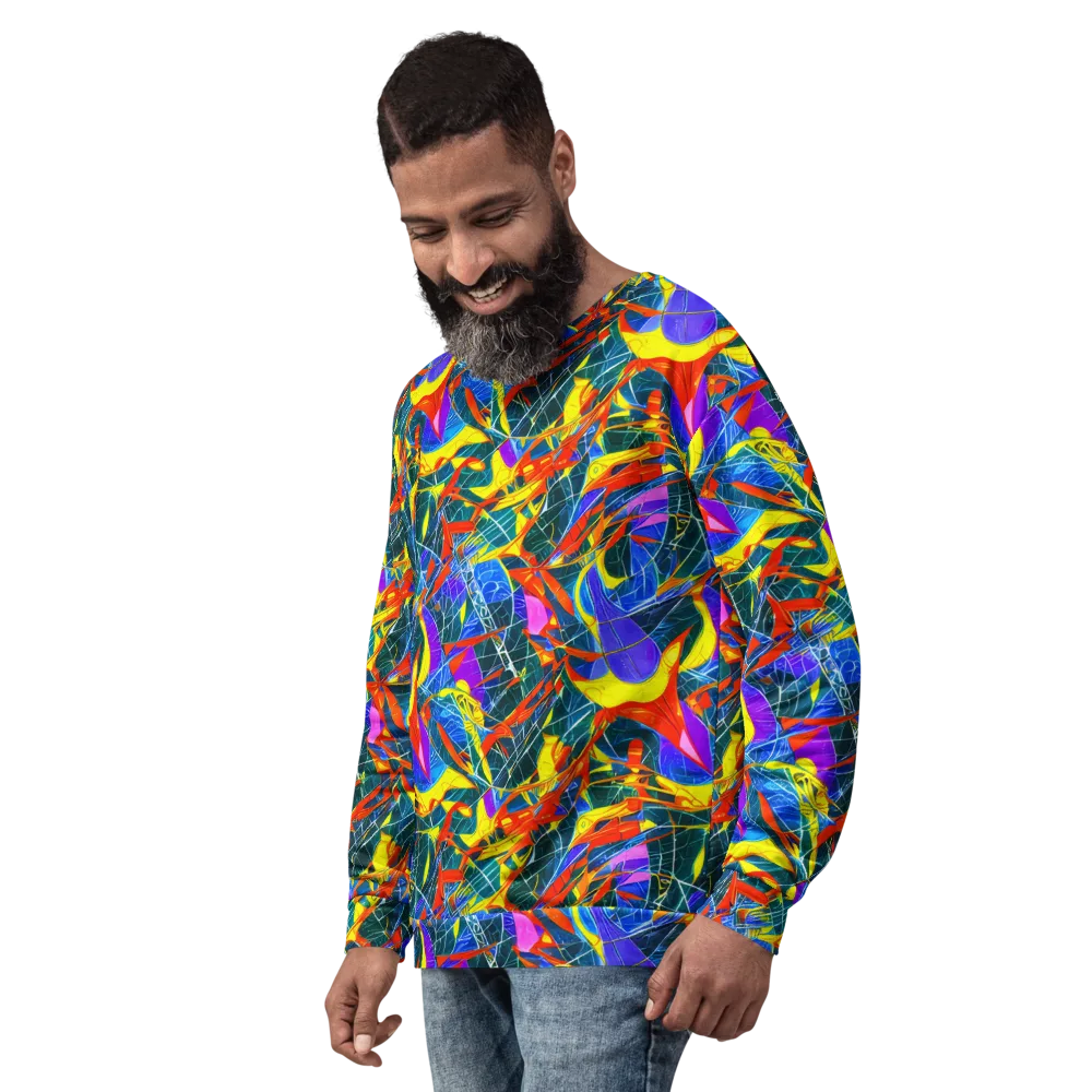 Arkhipov Waves on Sweatshirt — Left Front