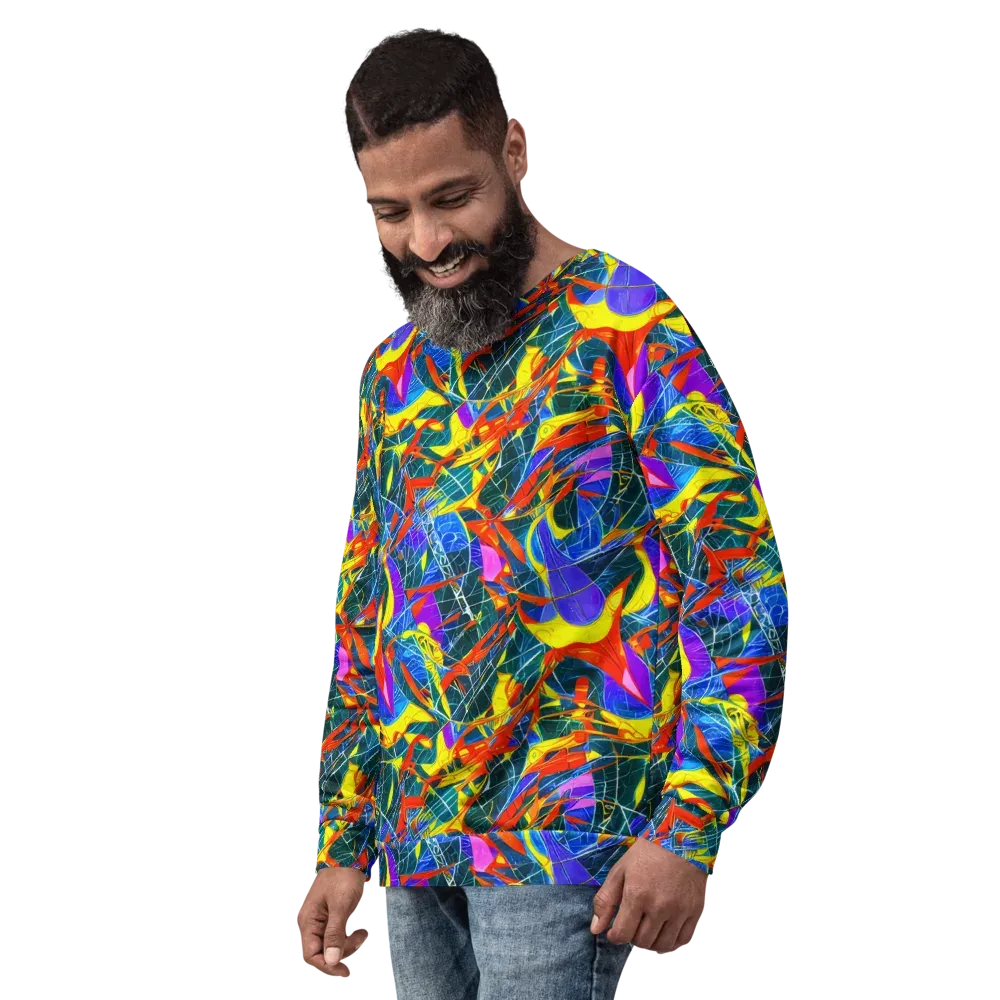 Arkhipov Waves on Sweatshirt — Left Front