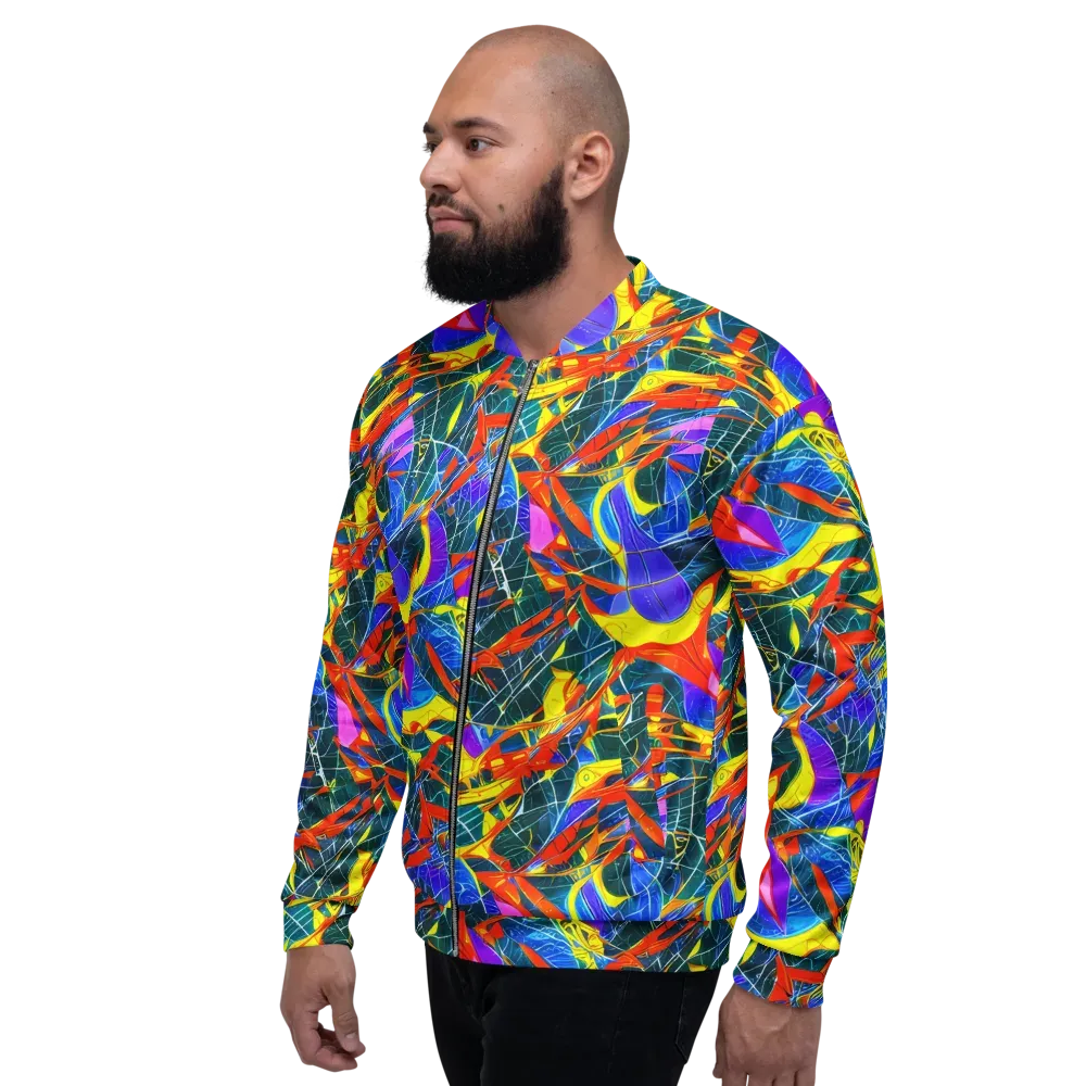 Arkhipov Waves on Bomber Jacket — Left