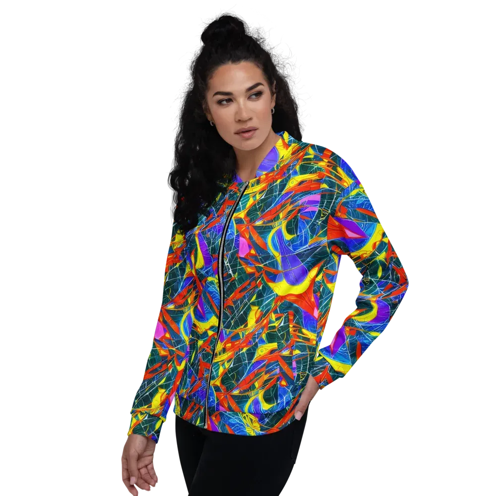 Arkhipov Waves on Bomber Jacket — Left