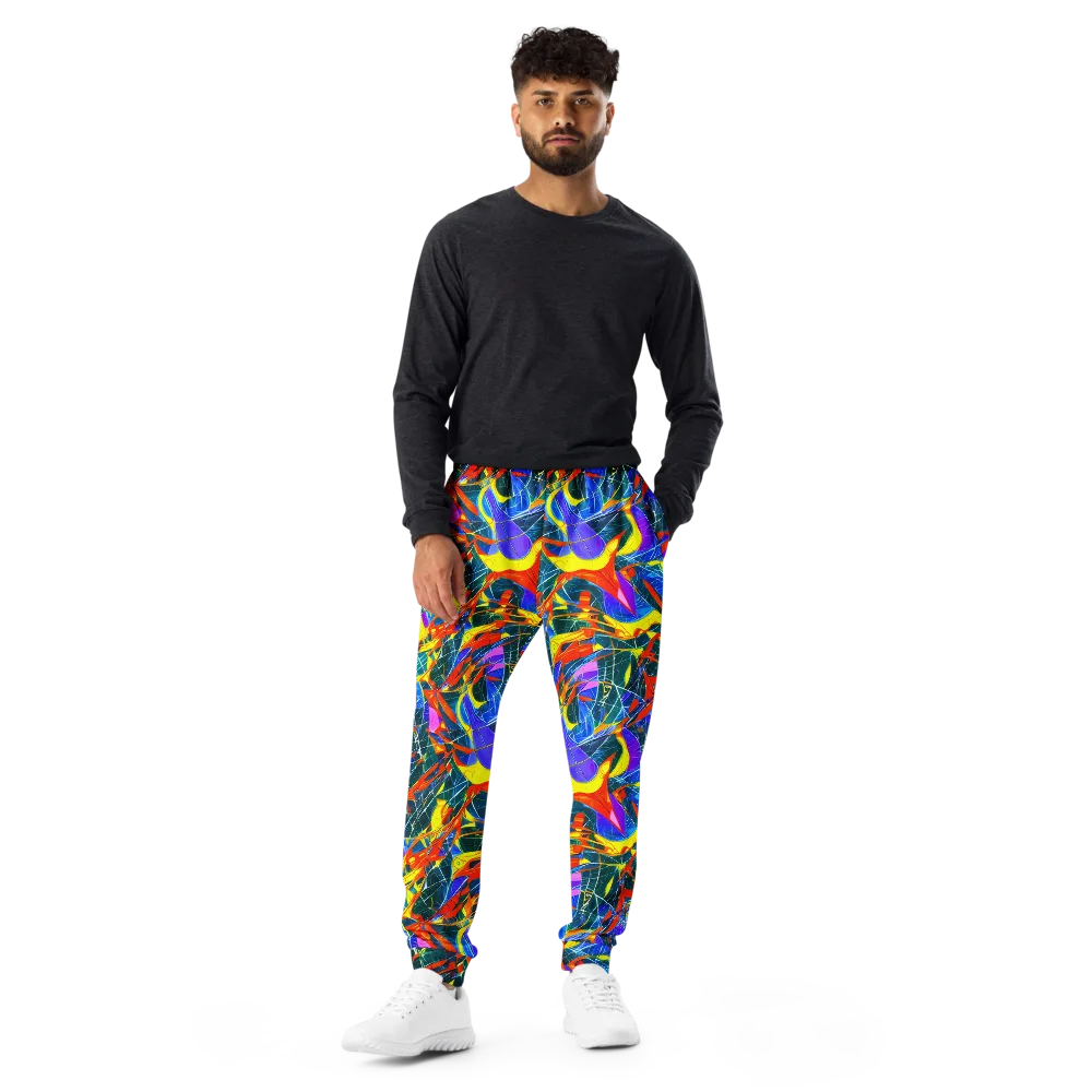 Arkhipov Waves on Men's Joggers — Front