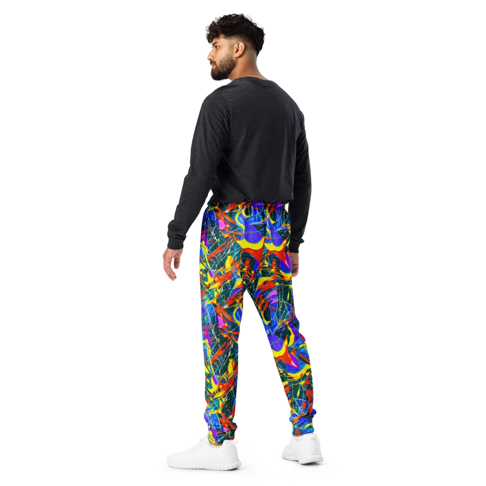 Arkhipov Waves on Men's Joggers — Back